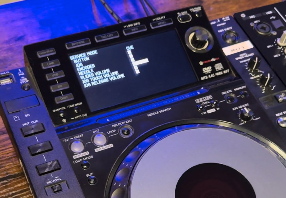 service mode Pioneer cdj 2000 nexus