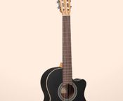 Alhambra Black Satin CW EZ Guitar with case
 - Image