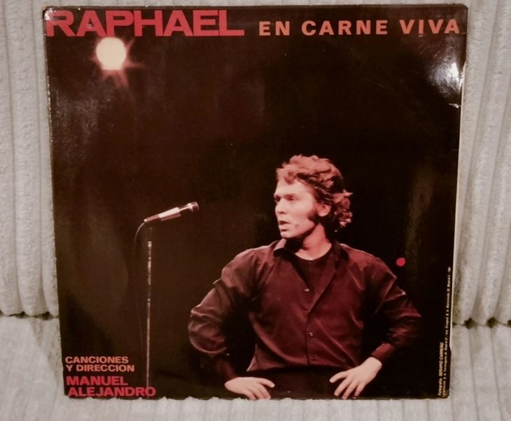 Vinilo Rafael Album 12" Raphael En Carne Viva - Image2