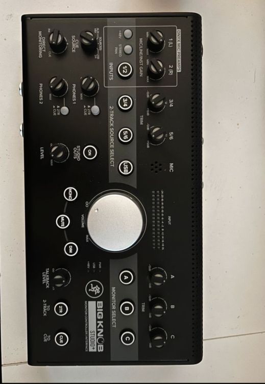 Mackie Big Knob Studio+ wie neu ohne ovp und kabel - Imagen por defecto