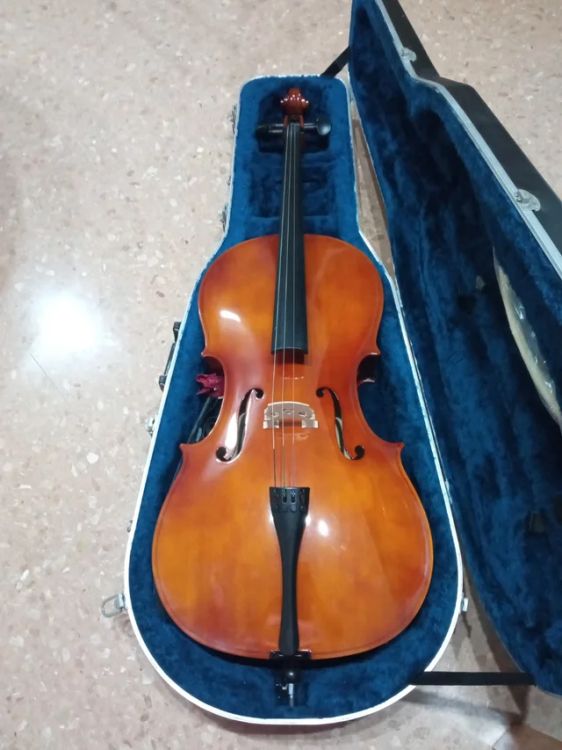 Violoncello 4/4 Carlo Giordano 90w  seminuevo - Imagen3