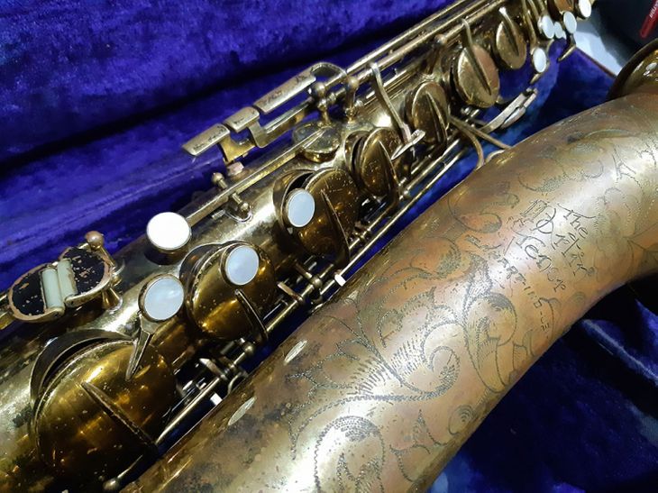 LADE Soprano – Saxophone en laiton laqué, corps et clés en or
