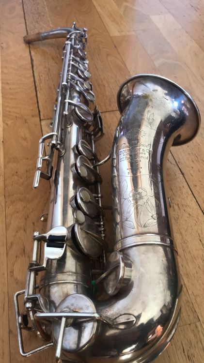 Saxofón Alto Vintage A.DOUCHET/ René Guénot. (años - Imagen2