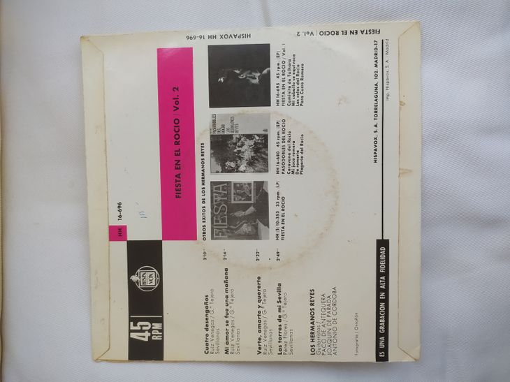 Vinilo Los Hermanos Reyes - Image2