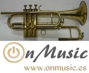 Trompeta Mib/Re Selmer cobre similar al que tocaba - Imagen