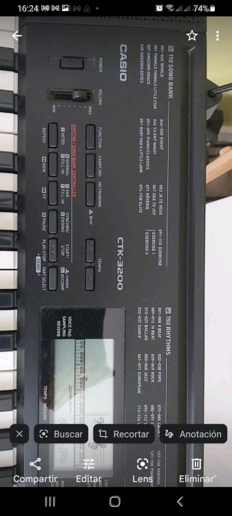 Casio ctk 3200 online keyboard