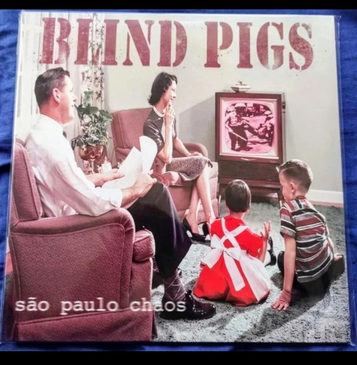 Blind Pigs São Paulo Chaos Lp Punk Brasil - Imagen3