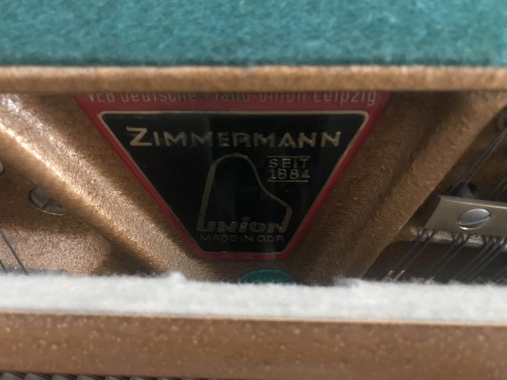 Piano Zimmerman en muy buen estado. - Bild4