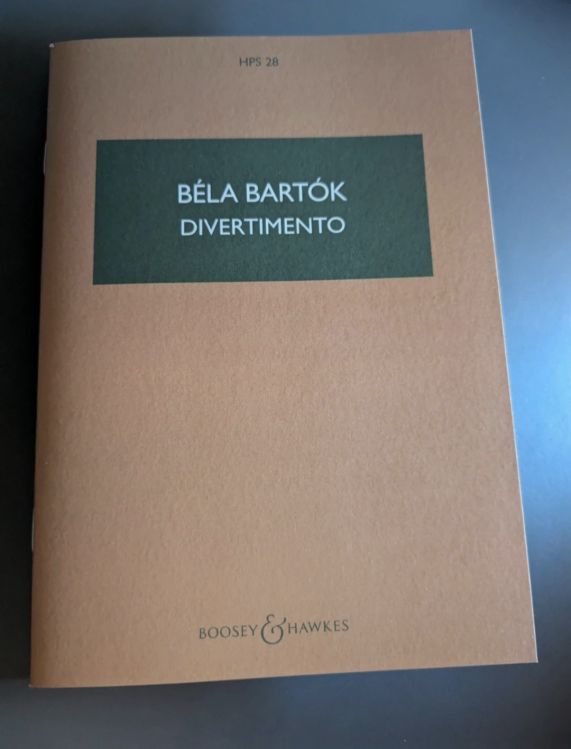 Partituras Divertimento Béla Bártok - Imagen por defecto