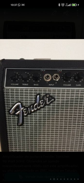 Amplificador Guitarra Eléctrica 80W