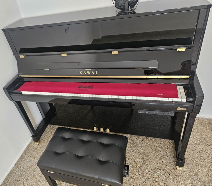 Piano vertical Kawai K300 + Silent + Transporte - Bild3