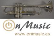 Trompeta Sib Bach Stradivarius 37 plateada - Imagen