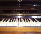 Antique Kilmerman Wooden Wall Piano
 - Image