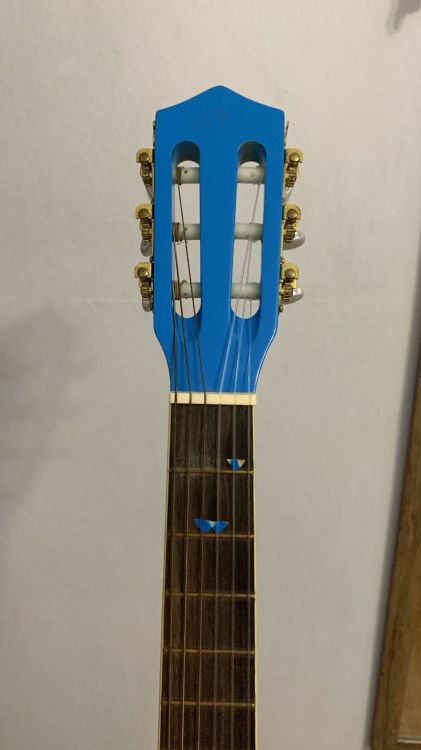 Guitarra clásica azul - Immagine4