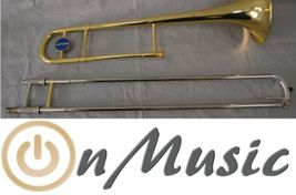 Trombón Getzen 351 simple en buen estado. - Imagen