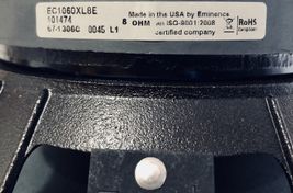 SWR Goliath Eminence EC1060XL8E 8 Ohm 350W NOS Pai - Imagen