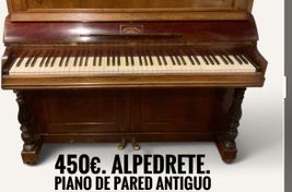 Piano de pared Miguel Soler caoba y marfil - Immagine