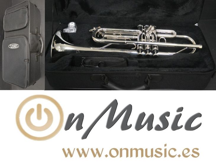 Trompeta Sib Classic TR40S plateada NUEVA - Imagen1