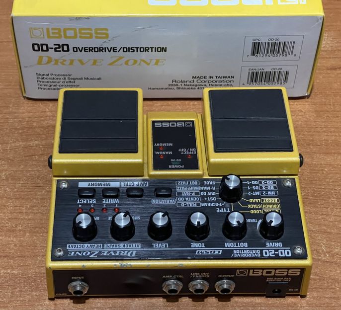 Boss OD-20 Drive Zone Overdrive e Distorso - Sounds Market