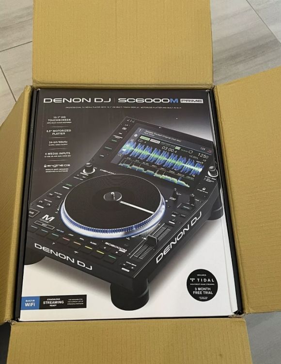 Denon DJ SC6000M Prime Motorized Pro DJ Media stok - Imagen por defecto