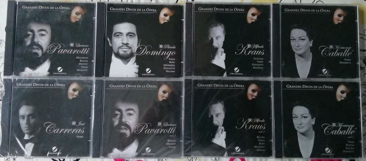 8 CD Grandes Divos de la ópera - Imagen por defecto