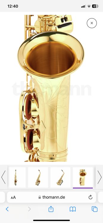 Vendo saxofón algo thomann TAS-180 - Bild2