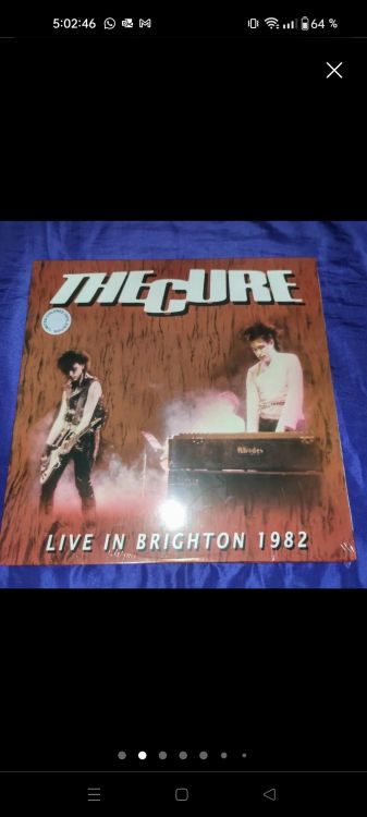 The Cure Live In Brighton 1982 2 Lps Color blanco - Imagen por defecto