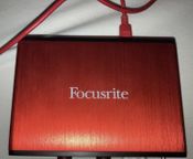 Focusrite Scarlett Solo Sound Card
 - Image