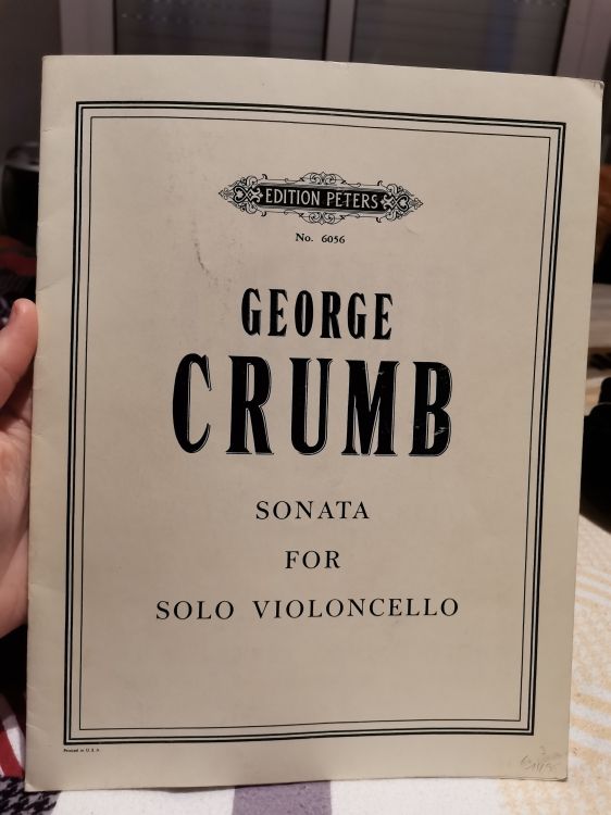 Sonata cello solo Crumb - Imagen por defecto