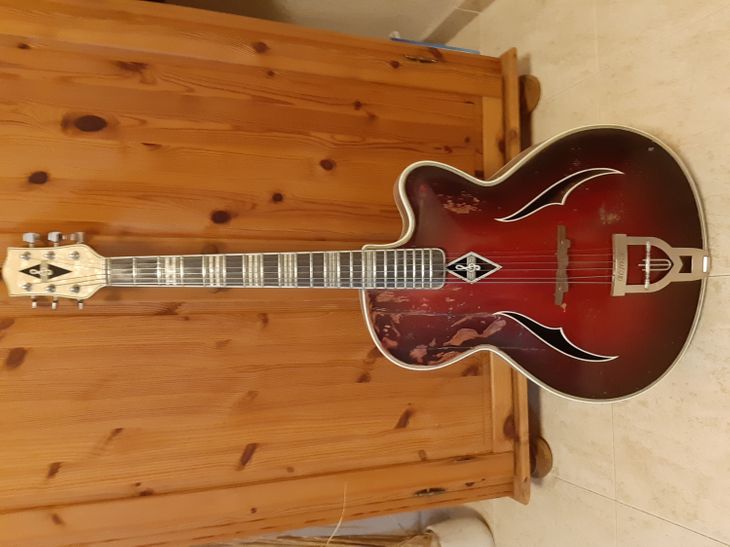 Extremamente rara Guitarra Hofner 464, ano1957, - Image6