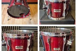 Bombo y toms YAMAHA 9000 Recording Custom Cherry - Imagen