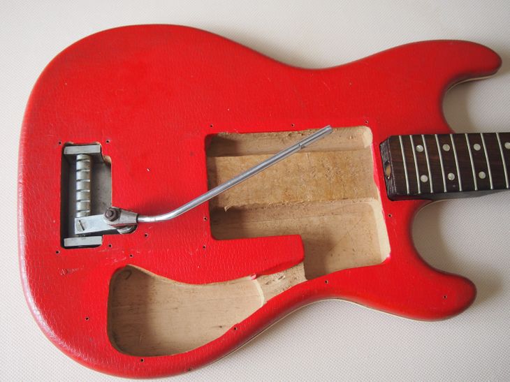 Guitarra electrica Hofner 172/173 para  restaurar. - Imagen por defecto