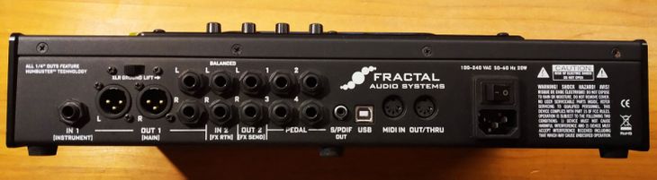Fractal AX8 Modelador de amplificadores y MultiFX - Image2