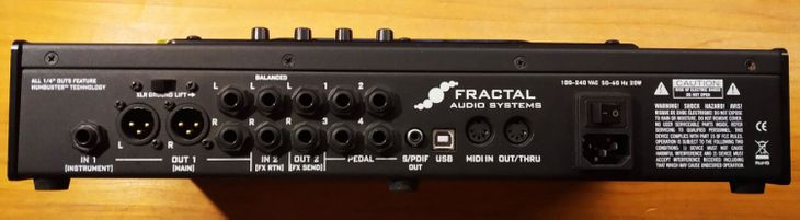 Fractal AX8 Modelador de amplificadores y MultiFX - Imagen2