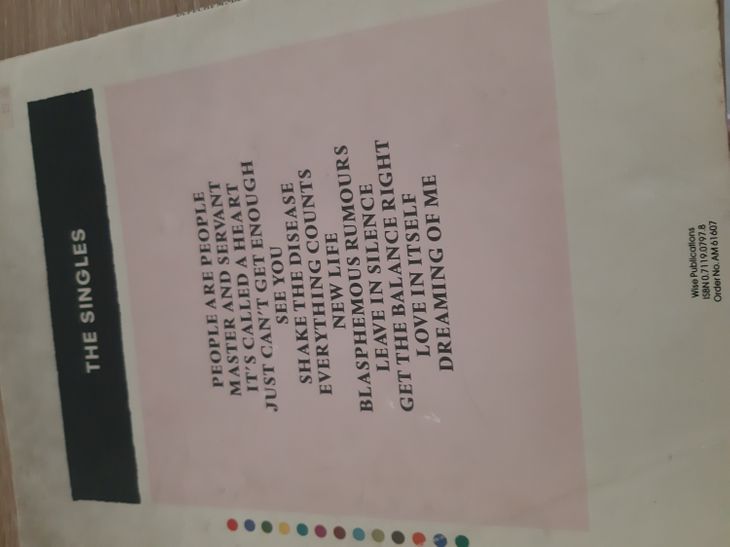 Partitions originales depeche mode 81 à 85 - Imagen2