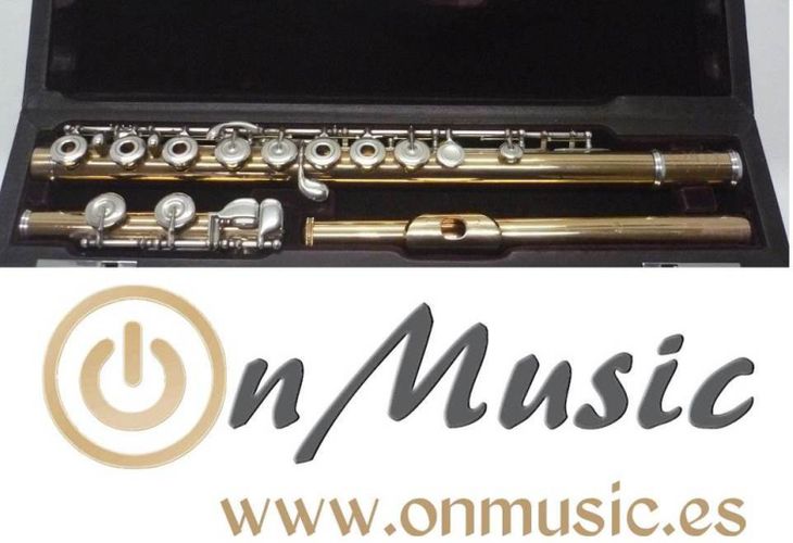 Flauta Muramatsu Oro 9K en perfecto estado. - Imagen por defecto