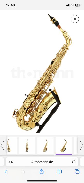 Vendo saxofón algo thomann TAS-180 - Bild3