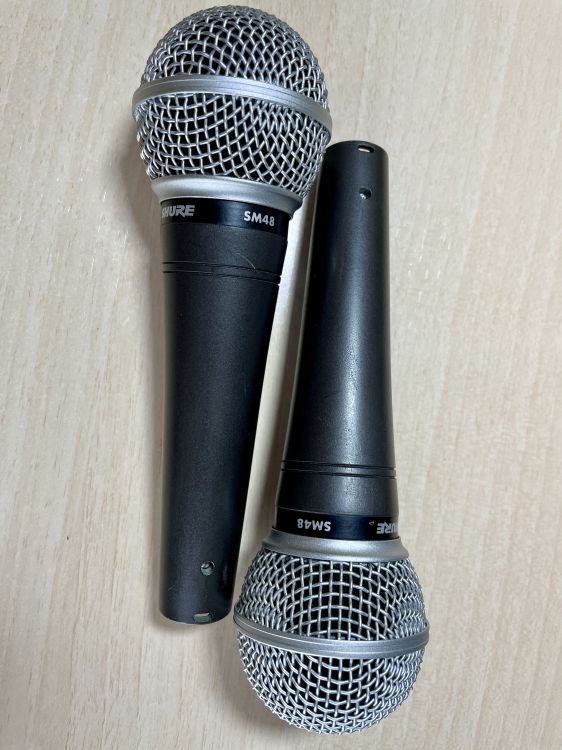 Micrófonos Shure SM48 2 unidades - Imagen2