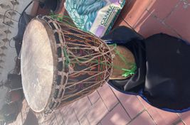 Ocasión! Djembe artisanal 40cm - Imagen