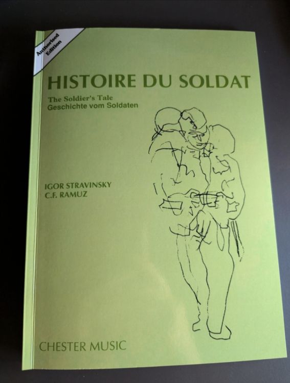 Partituras Histoire du soldat Stravinsky - Imagen por defecto