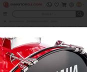 Batería acústica Yamaha rydeen hot red - Immagine