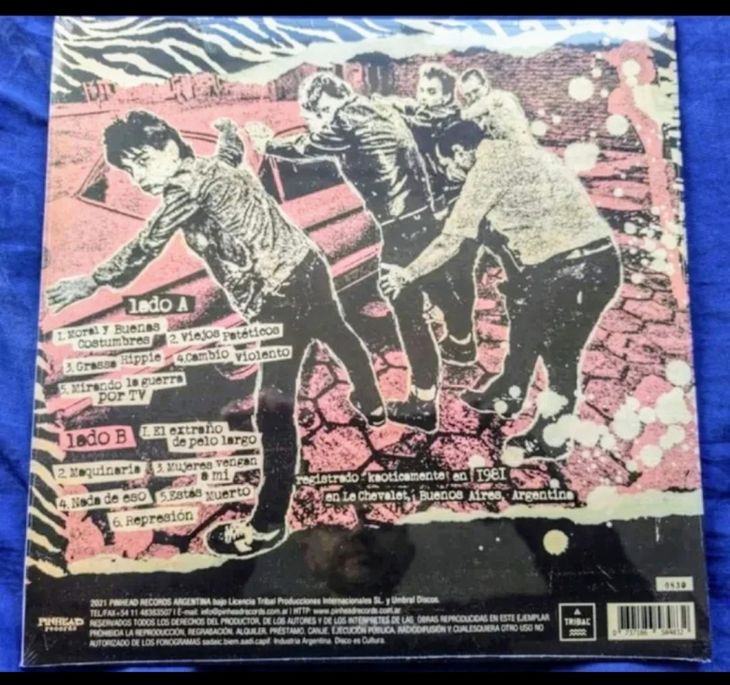 Los Violadores Represión En Vivo 1981 LP Punk - Bild4