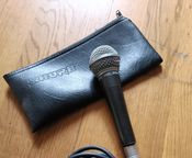 SHURE SM58 MICROPHONE + STAND AND CABLE
 - Image