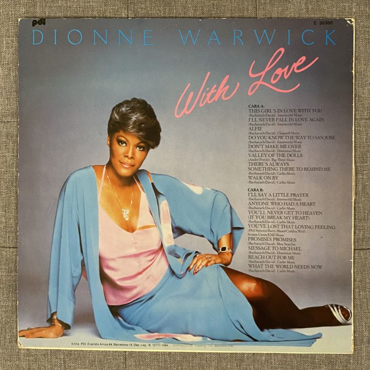 Vinilo Dionne Warwick - With Love - Bild2