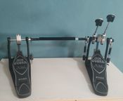 TAMA IRON COBRA DOPPELPEDAL MIT GEHÄUSE ZU VERKAUFEN
 - Bild