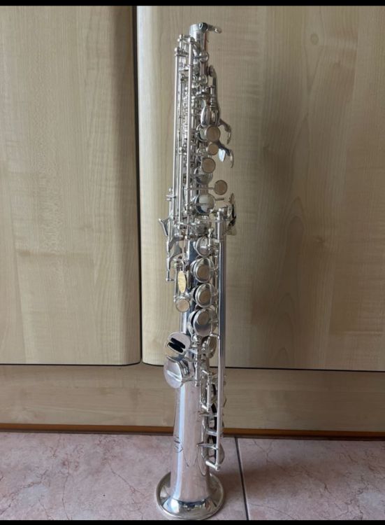 Saxofón soprano Si b plata - Imagen5