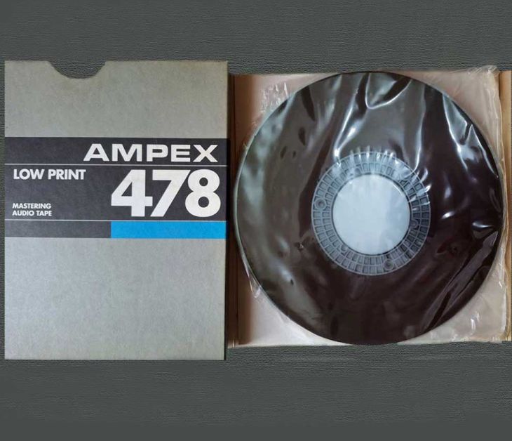 Bobine Ampex 478 Low Print, nastro 1/4 pollice - Imagen por defecto