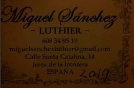 Flamenco guitar by luthier Miguel Sánchez - Image