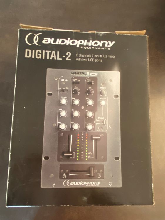 Audiophony DIGITAL-2, Mixer DJ Compact - Imagen por defecto