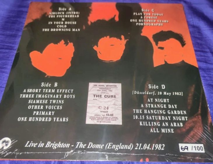 The Cure Live In Brighton 1982 2 Lps Color blanco - Imagen5